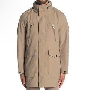 Michael Kors Men’s British Khaki Hooded Jacket/Coat New With Tags